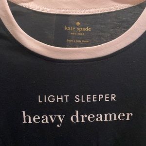 *NWT* Kate Spade Light Sleeper Heavy Dreamer Sleep Shirt
